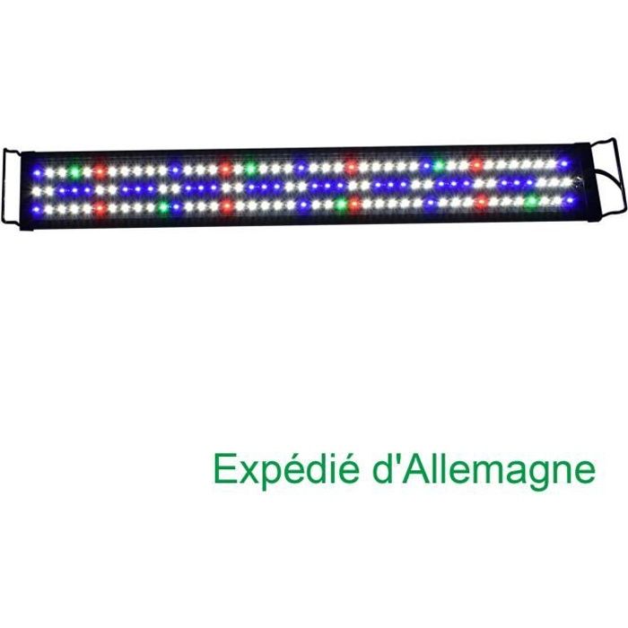 Aquarien Eco Rampe LED Aquarium 90CM Lampe Blanc Bleu Rouge Vert 2 Modes 95cm-120cm Extensible éclairage pour Plantes Poissons