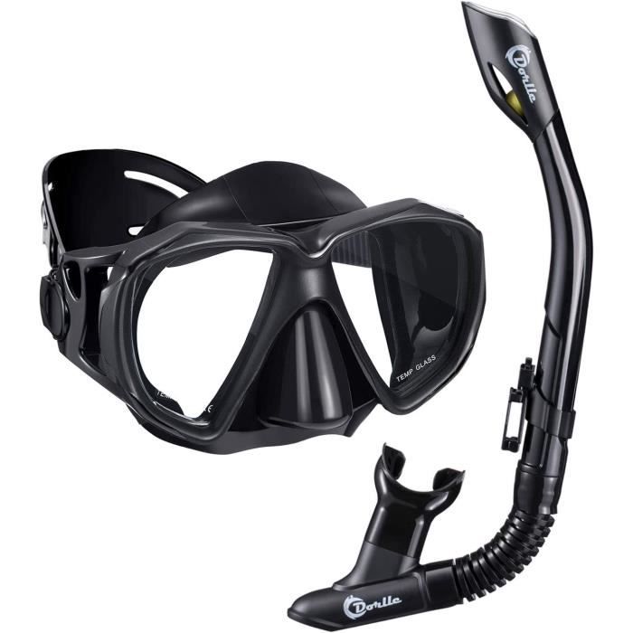 Masque de plongée avec best sale lunettes