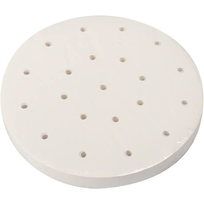 Brasse Lot De 100 Feuilles De Papier Anti-adhérent Résistant à L'huile Pour Cuisson De Gâteaux, Grill, Friteuse à Air - Kaki - 21,6 Cm
