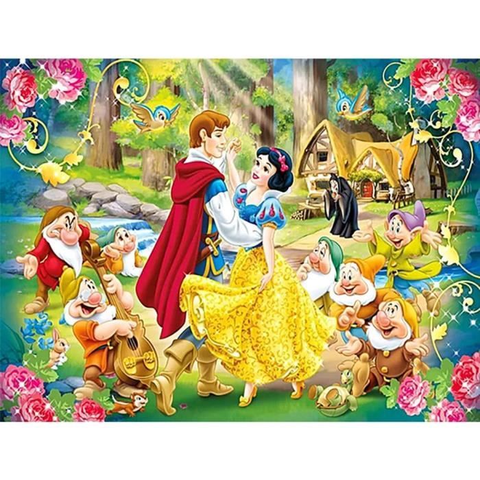 Kit Broderie Diamant 5D Reine Des Neiges – 30,5 X 40,6 Cm, Strass Brillants, Loisir Créatif Décoration Murale Enfant