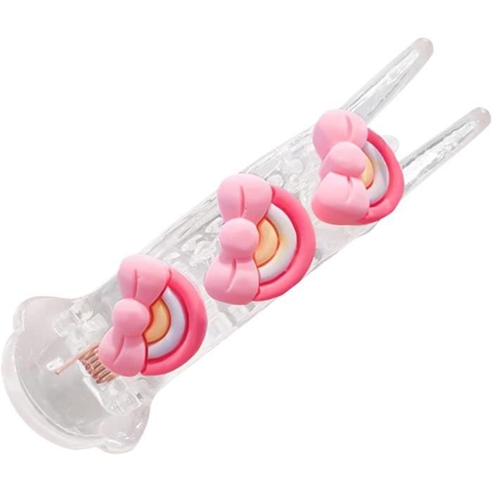 24 Pièces Pinces à Cheveux Strass PLABBDPL - Mini Barrettes Décoratives Multicolores
