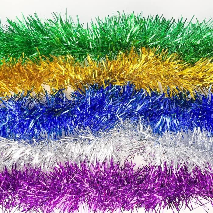 Lot De 5 Guirlande De Noel , Guirlande Décoration Pour Sapin De Noël