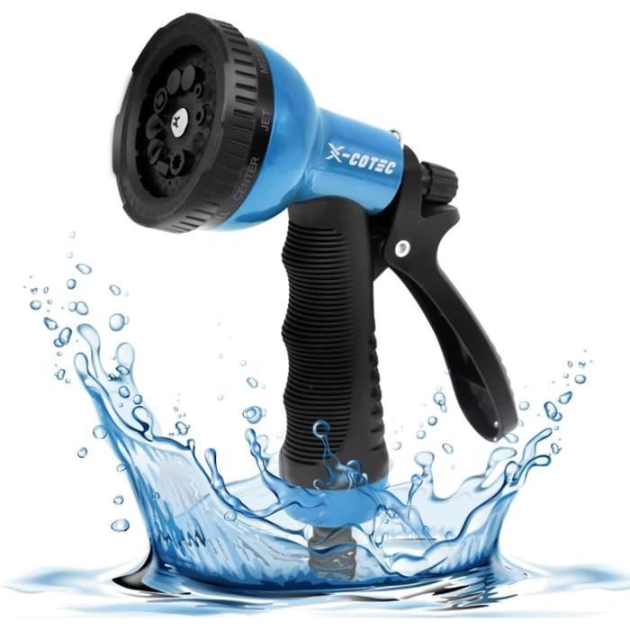 Tuyau D'arrosage Extensible XUEMUO 30 Mètres - Buse 10 Fonctions, Connecteurs Laiton - Pour Jardin, Lavage Voiture