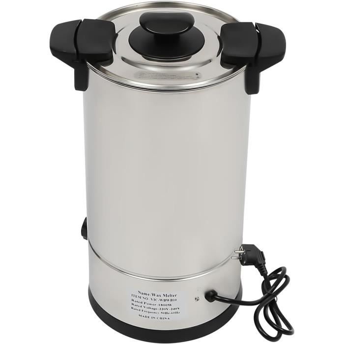 YUNYODA Pot De Fusion De Cire Pour Bougie - 2,6 L - Carafe Avec Poignée Chaude - Pour Fabriquer Des Bougies Et Du Savon