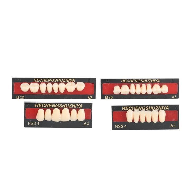 AIZ Fausses dents Matériau dentaire résine synthétique Outil de soins dentaires de remplissage