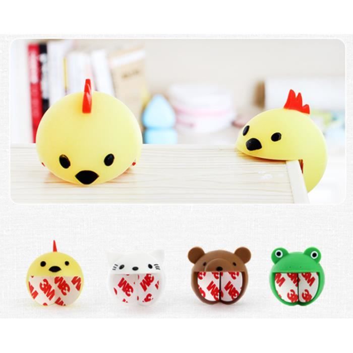 10pcs Protection Coin De Table En Forme D Animal Protege Angles Meubles En Silicone Pour Securite Bebe Avec 3m Adhesifs Cdiscount Puericulture Eveil Bebe