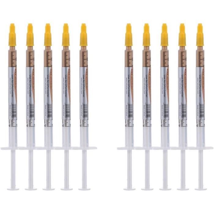 Pâte à graisse thermique 5G, adhésif pour dissipateur thermique, pour