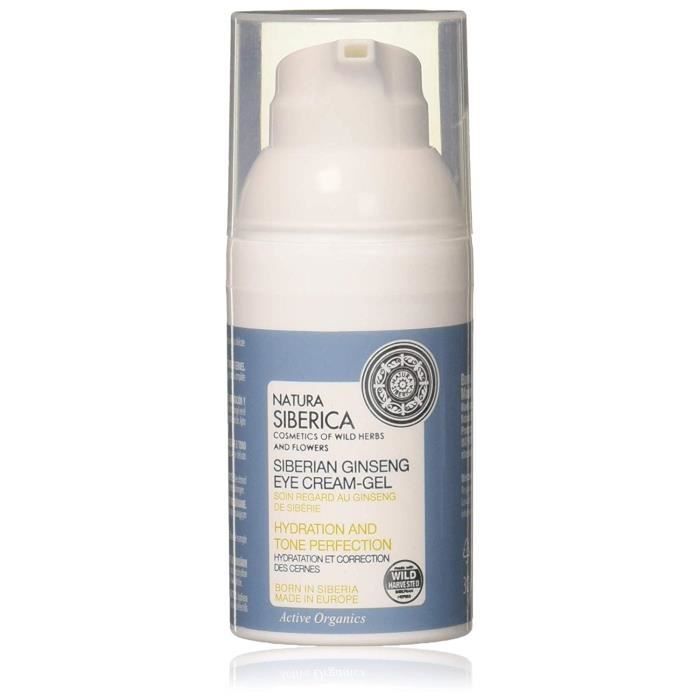 Natura Siberica CrèmeYeux pour Yeux NS Ginseng de Sibérie 30 ml