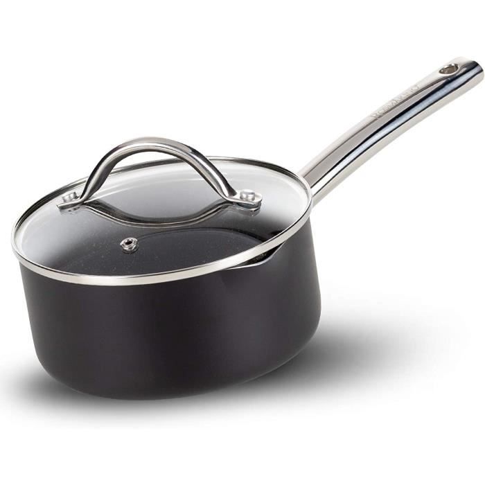 Poêle Antiadhésive en Titane Pur, Compatible Induction pour Steak, Œufs et Crêpes