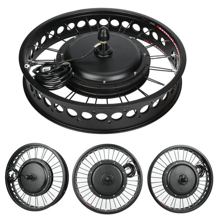 Kit De Roue De Moteur De Conversion De Velo Avec Compteur Lcd Volant D Entrainement Arriere 170mm Prix Pas Cher Cdiscount