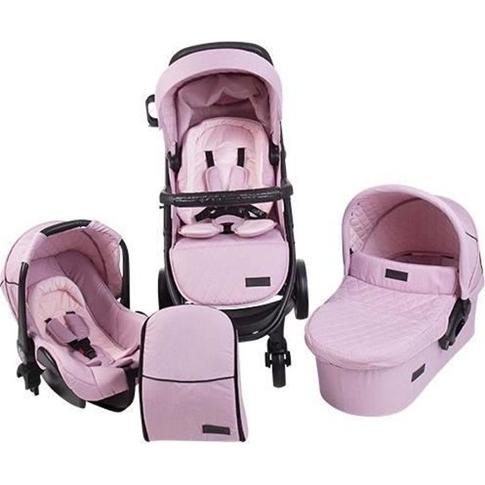 Poussette Combinee Trio 3 En 1 Avec Siege Auto Madrid Rose Cdiscount Puericulture Eveil Bebe Poussette Combinee Trio 3 En 1 Avec Siege Auto Madrid Rose Cdiscount Puericulture Eveil Bebe