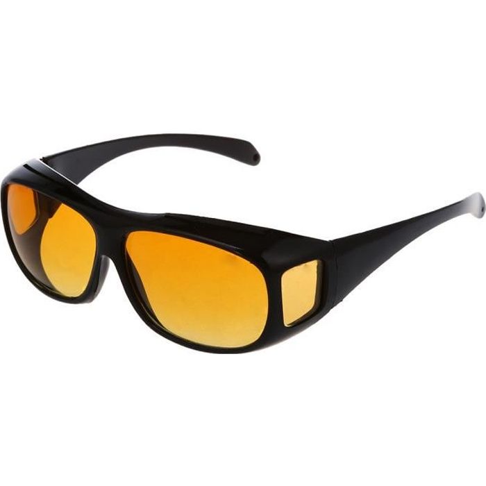 SODIAL(R) Auto voiture Lunettes Lunettes de soleil Lunettes de conduite de nuit Lunettes de vision de nuit lunettes contraste