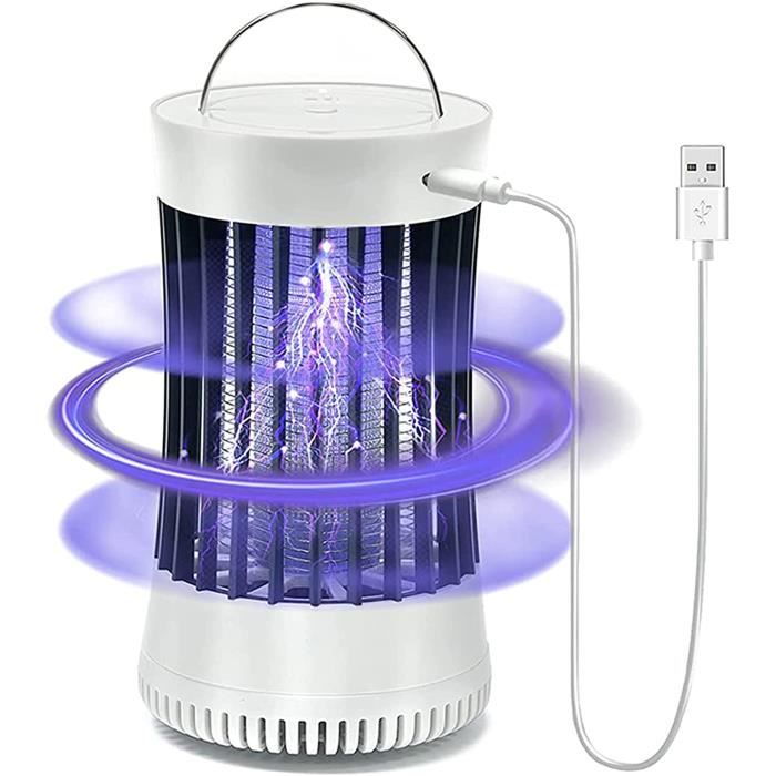 Lampe Anti-moustique LED USB – Piège UV électrique Pour Mouches Et Insectes – Neuf