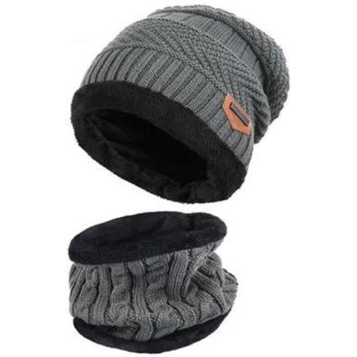 Set Bonnet Écharpe - Non spécifié - Hiver - Laine Tricotée - Doublure Set Bonnet Écharpe - Non spécifié - Hiver - Laine Tricotée - Doublure