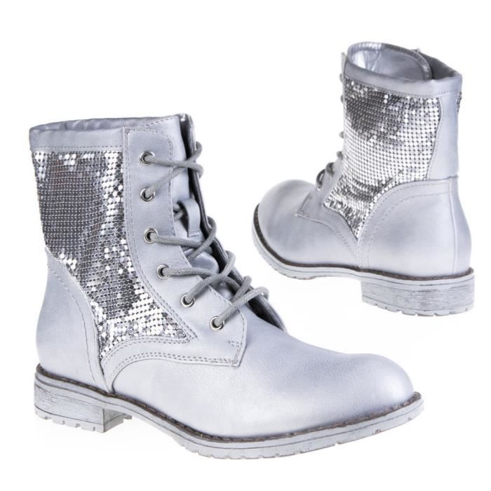 Bottines gris clair on sale