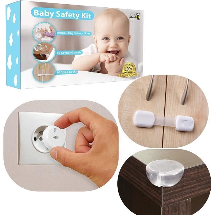 Sécurisation des prises électriques bébé et enfants : cache-prises