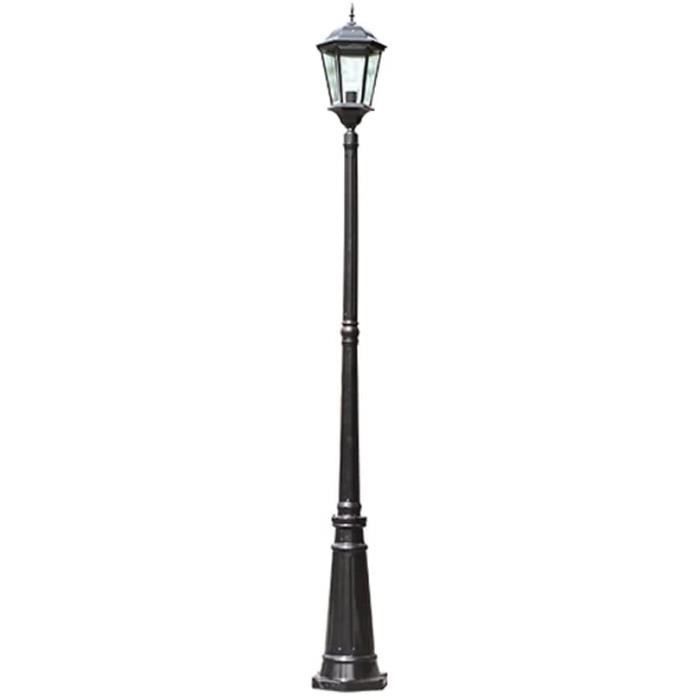 2.2M Lampadaire Extérieur Rétro High Pole Light Victorien Pay Colonne