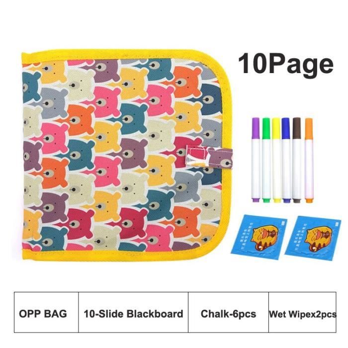 Tableau à Craie Livre de Dessin pour Enfant Pliable avec 12 stylos de  couleur Planche à Dessin Portable pour Enfants jouet cadeau - Cdiscount  Beaux-Arts et Loisirs créatifs