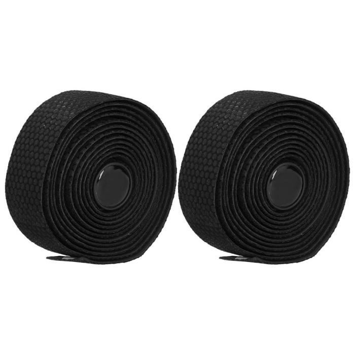 Ruban De Guidon Vélo De Route WEST BIKING - Motif Carbone Noir - Longueur 2150 Mm - Matériau PU+EVA Antidérapant