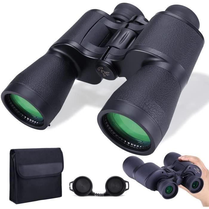 Jumelles Compactes 200x25 - Grossissement Puissant - Étanches - Pour Observation Oiseaux, Chasse, Concerts - Adulte & Enfant