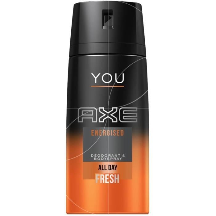 AXE Déodorant Atomiseur You Energised 150 ml Cdiscount Au quotidien