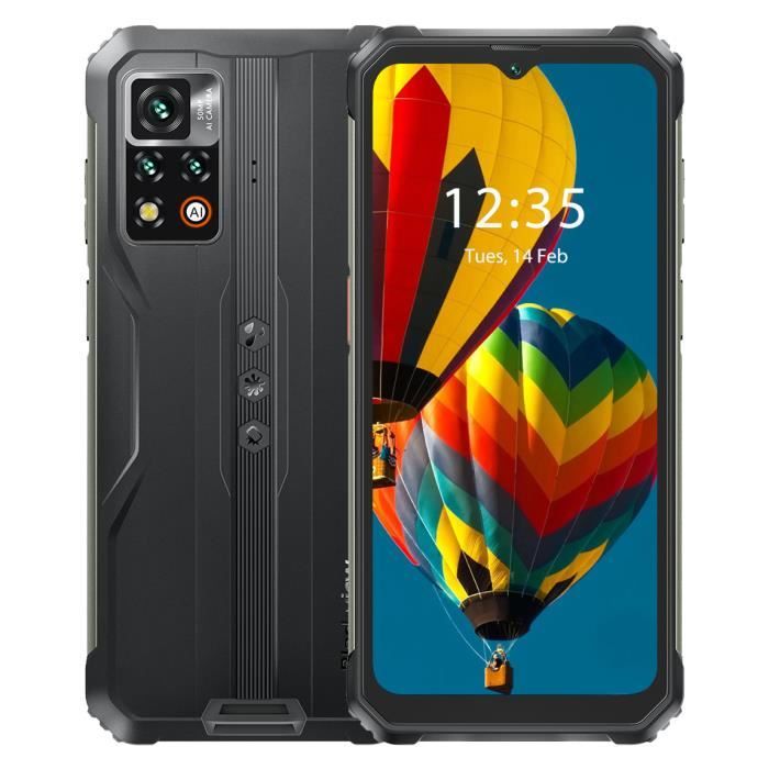 Blackview BV9200 Smartphone Robuste 8Go+256 Go Caméra 50MP 6,58'' Écran ...