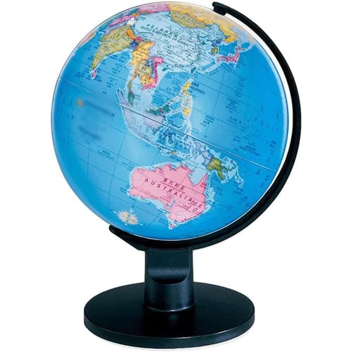 Globe éducatif 14cm RIGWIG – Carte Du Monde 2025, Cadeau étudiant