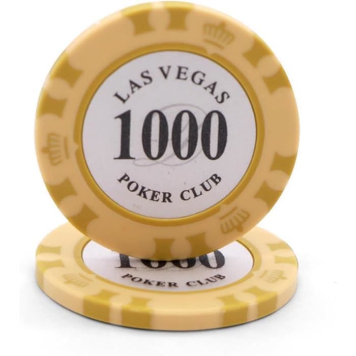 Jetons De Poker Casino Chips Monte Carlo Games, Clay Chips Metal Core