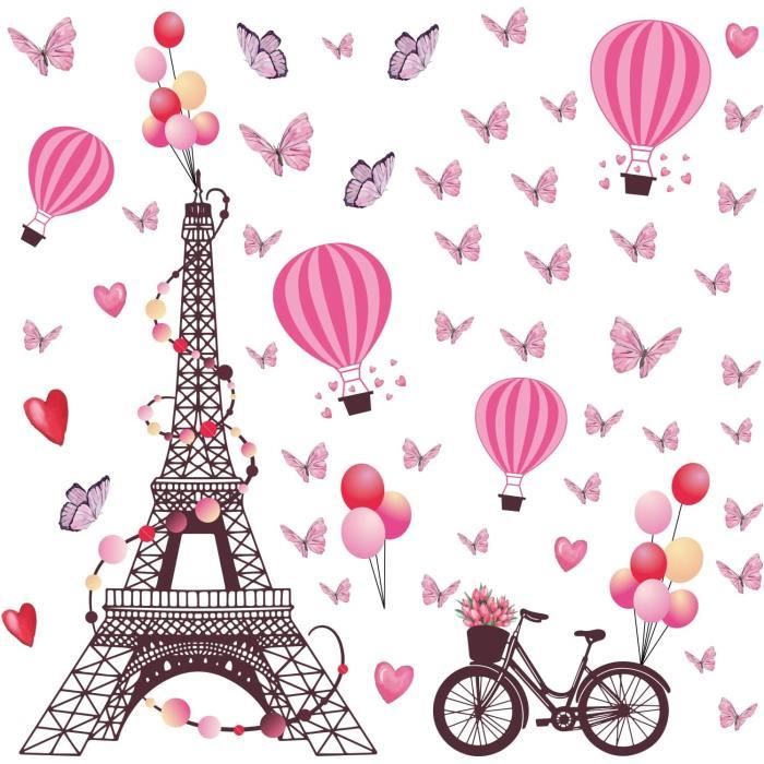 Fleurs De Fleurs De Cerisier Avec Tour Eiffel à Paris Photos libres de