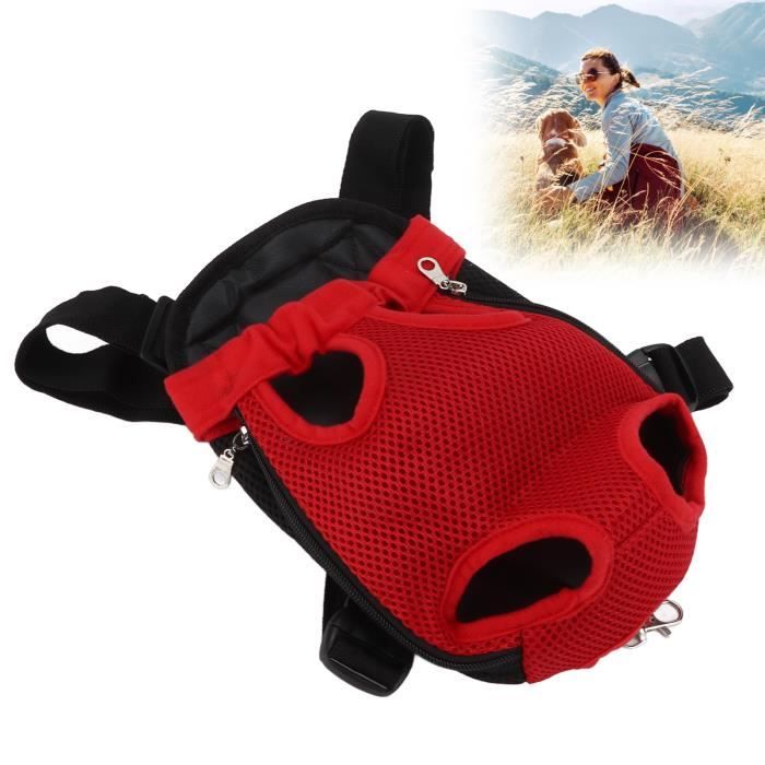 Comparer les prix de Sac à dos de voyage chat chien Respirant Portable Sac Transport chat chien Rouge M-GUE