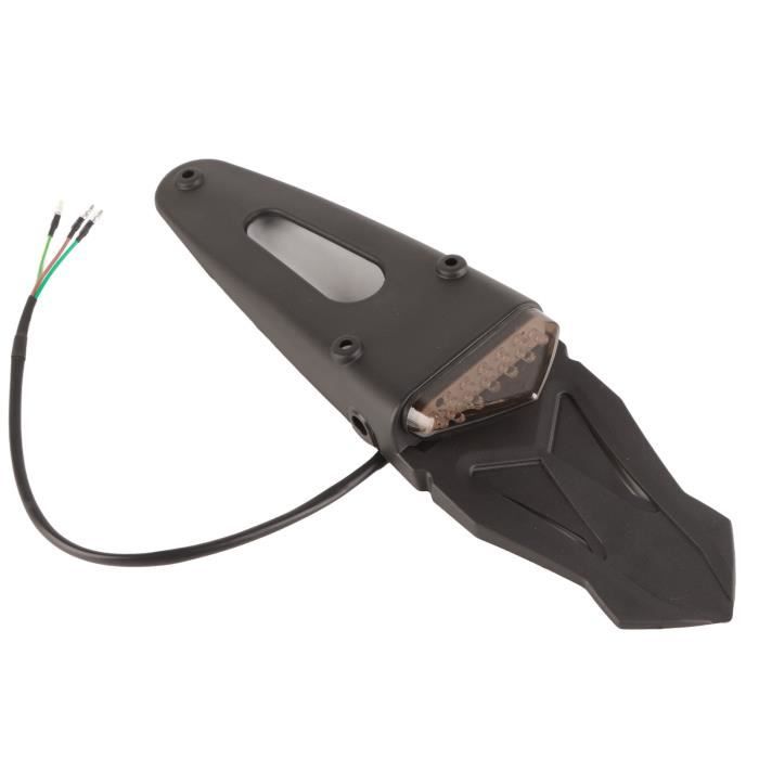Feu Arrière LED Pour Moto Trial HANEU - Garde-Boue Avec Stop Et Feu De Position - Universel