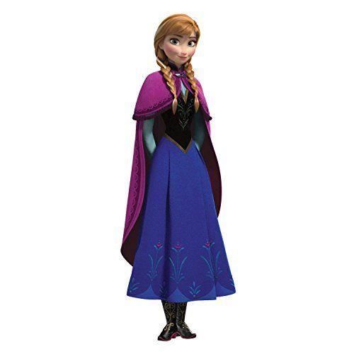 La reine des neiges Anna avec le Cap stickers muraux geants Cdiscount Maison