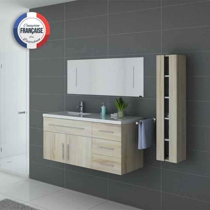 Meuble de salle de bain URBAN Scandinave 1295 Cdiscount Maison