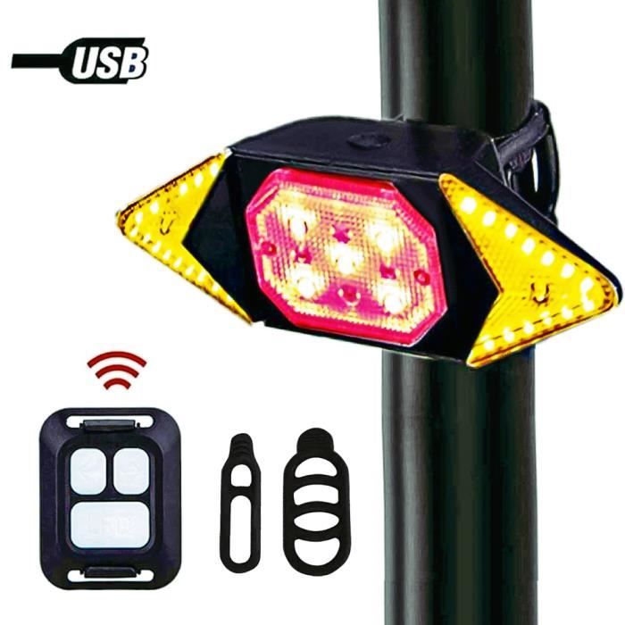 Bande Led 12 V Voiture Dricar Clignotant Vélo, Feu Arriere Vélo, Feux Clignotant Vélo Sans Fil Clignotant Vélo Usb Rechargeable