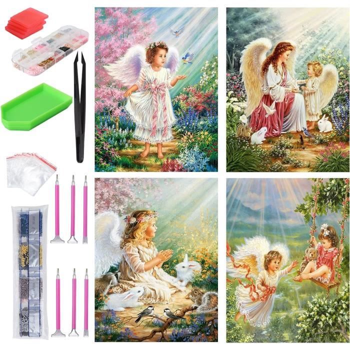 Kit De Peinture Diamant Personnalisée 5D - Transformez Votre Photo En Toile 30x40 Cm - Diamants Carrés, Outils Inclus