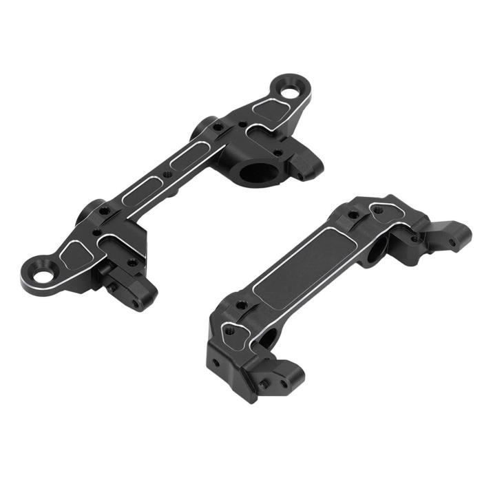 Support D’amortisseur Avant/arrière En Aluminium (noir) Pour Axial SCX24 – Compatible Bronco, C10, Deadbolt, JLU, JT Gladiator – Pièce D’upgrade