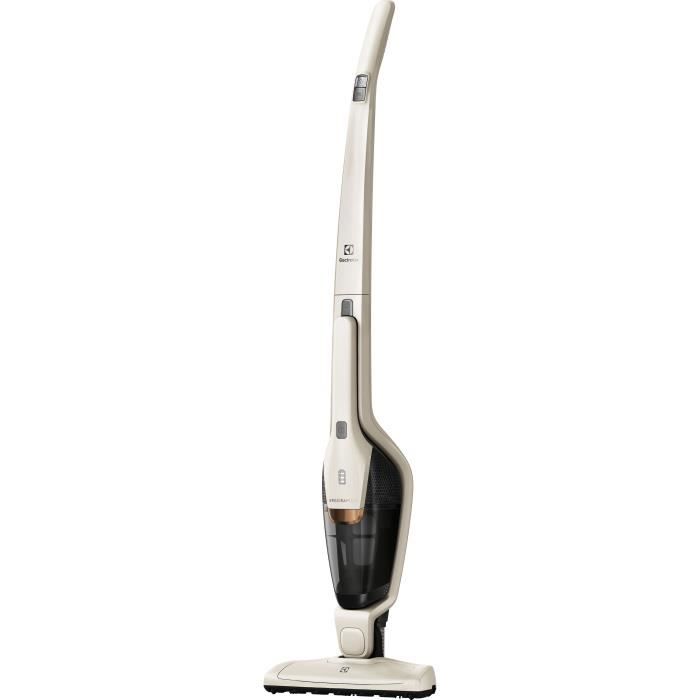 ELECTROLUX EERC75SW Aspirateur Balai Ergorapido 2 en 1 18V sans sac Brosse articulée