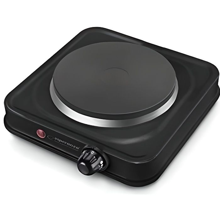 Plaque de Cuisson Simple - ESPERANZA - EKH003K - 1000 W - Noir - Électrique