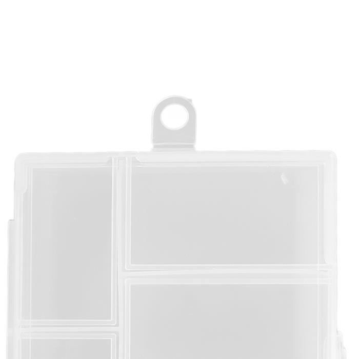 36Cells - Boîte De Rangement Transparente En Plastique Pour Bijoux, Boîte De Rangement Pour