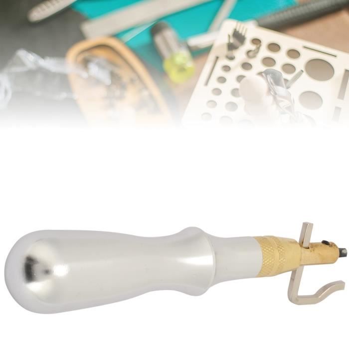 Outil Rainureur Cuir Réglable – Pour Biseauter, Sculpter, Couper – Neuf