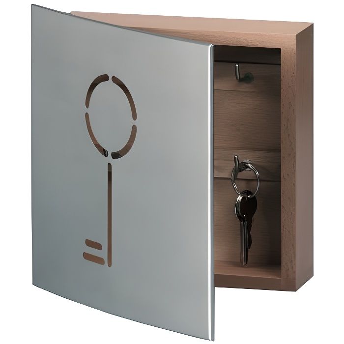 Armoire à clé - bois et métal - Cdiscount Maison