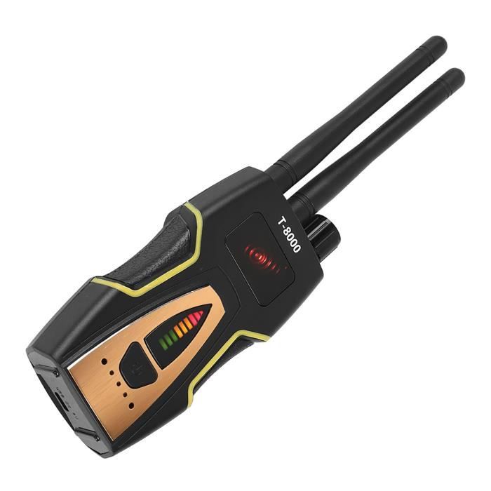 MAD Détecteur de signal RF T8000 Détecteur audio GSM Détecteur de balayage GPS Antiespion Bug