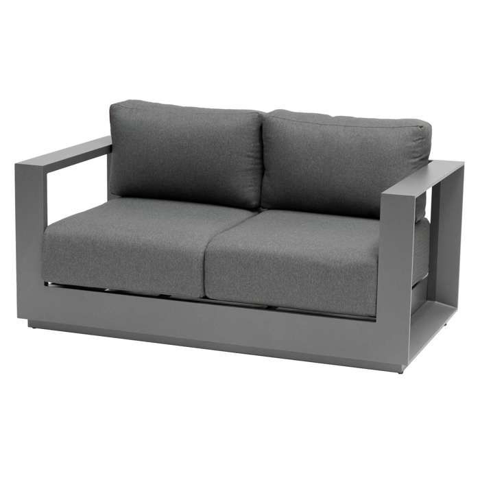 Canapé de jardin en aluminium Allure 2 places - vue 2