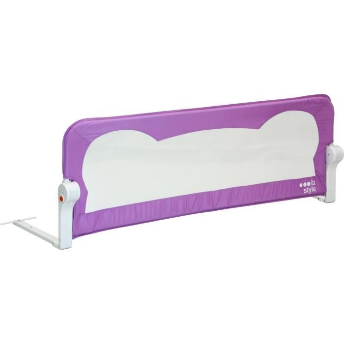 Barrière de lit - IB STYLE - FINN - Violet - 120cm - Pression - Réglable - Amovible