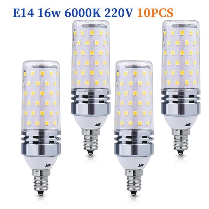 4x LED E14 de Maïs Bulbs 16W,160W Incandescent Équivalent,1600Lm,Blanc