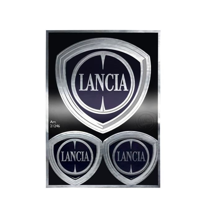 Lancia 21249 Officiële HF-stickers, 2 logo's, 2 vlaggen, 94 x