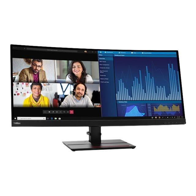 Écran LED incurvé - Lenovo - ThinkVision P34w-20 - 34.14 - 3440 x 1440 UWQHD - IPS Écran LED incurvé - Lenovo - ThinkVision P34w-20 - 34.14 - 3440 x 1440 UWQHD - IPS