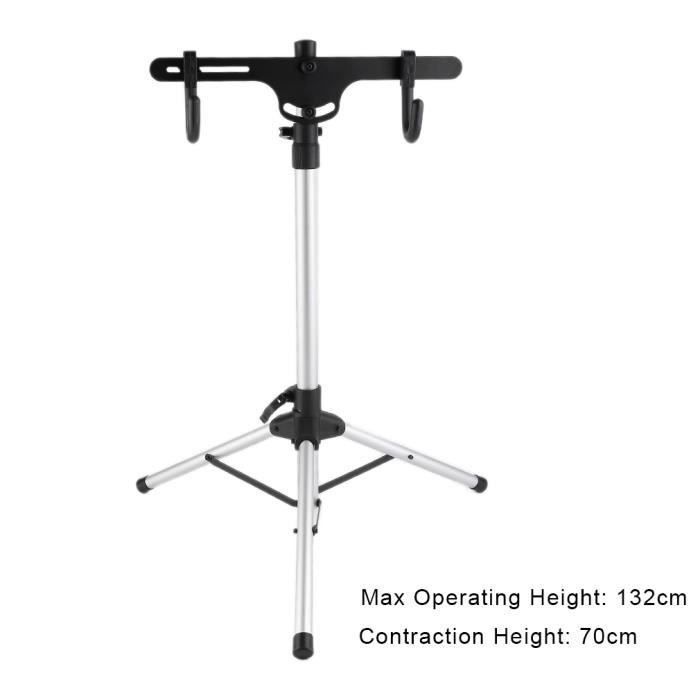 Porte Velo Pied D Atelier Velo Support De Reparation Hauteur Reglable Max 132cm Achat Vente Porte Velo Porte Velo Pied D Atelier V Cdiscount
