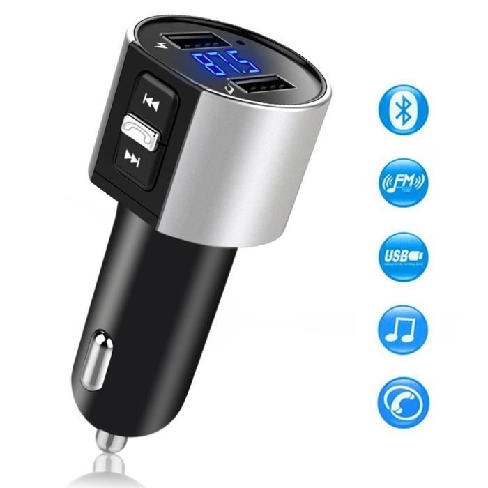 16€ sur Sans fil allume-cigare Transmetteur FM Bluetooth