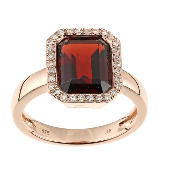 bague diamant rose rectangulaire bague diamant rose rectangulaire